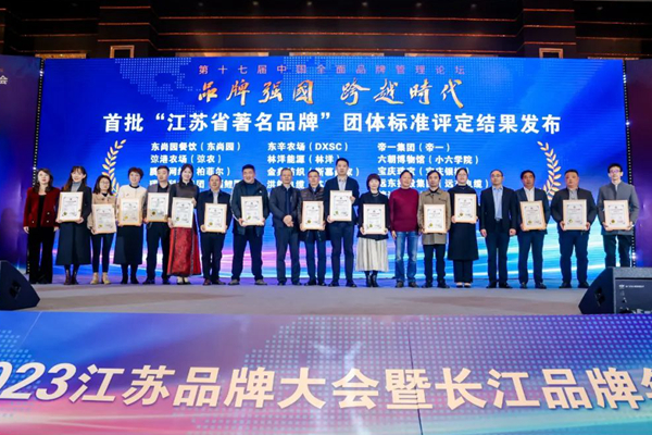 喜报！江苏问鼎国际集团获授首批“江苏省著名品牌”(图1)